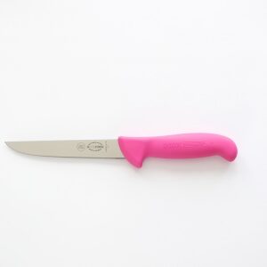 Vykosťovací nôž Dick — široká čepeľ, ružová rukoväť, 15 cm