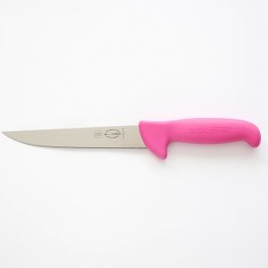 Vykrvovací nôž Dick — ružová rukoväť, 18 cm