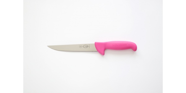 Vykrvovací nôž Dick — ružová rukoväť, 18 cm
