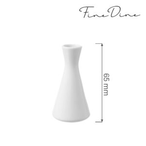 Elegantná váza Bianco, 65 mm